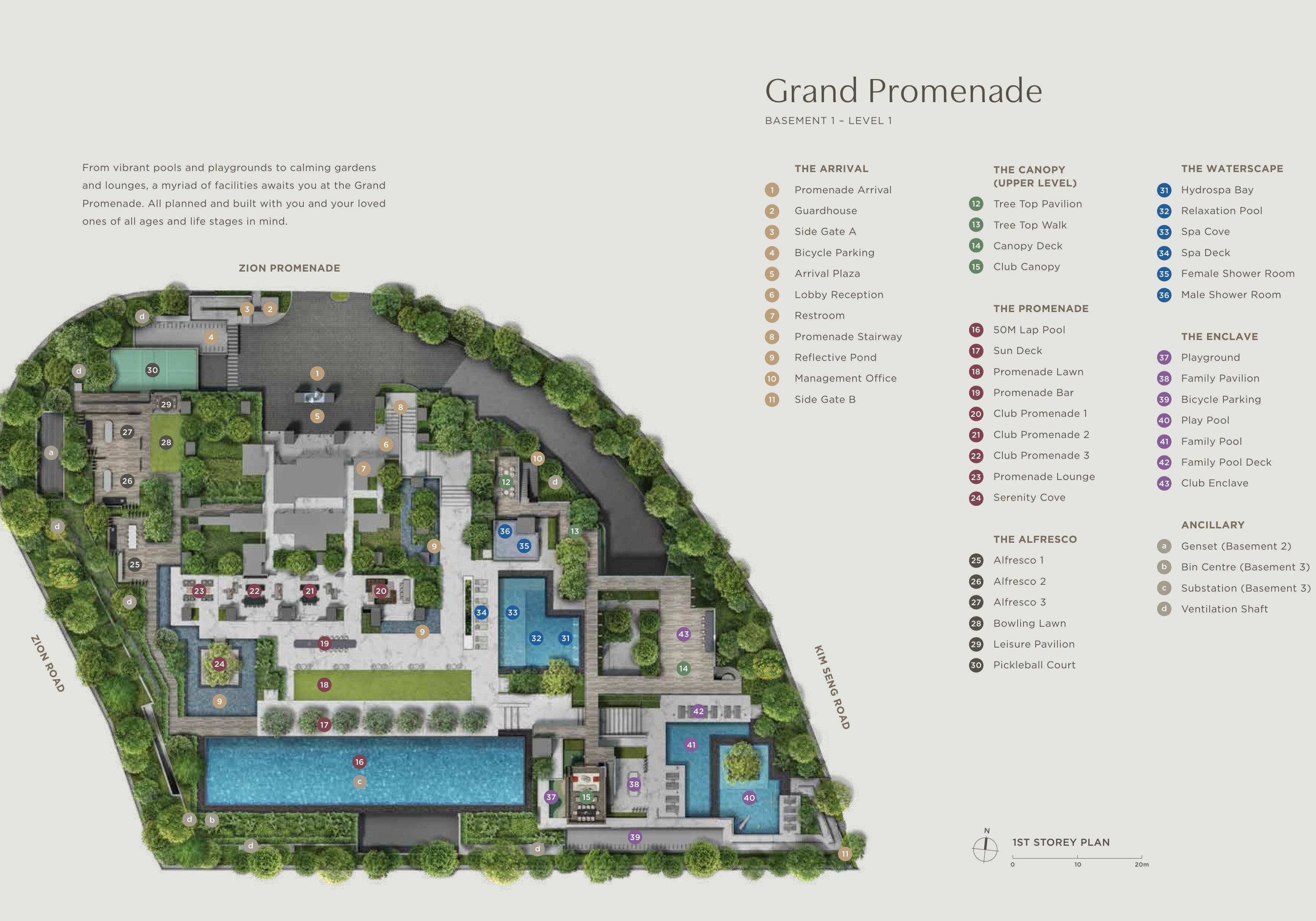 Promenade Peak official site plan